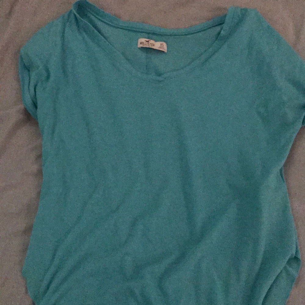 Teal Hollister Vneck
